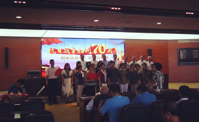 唱响抗战歌,激发民族魂