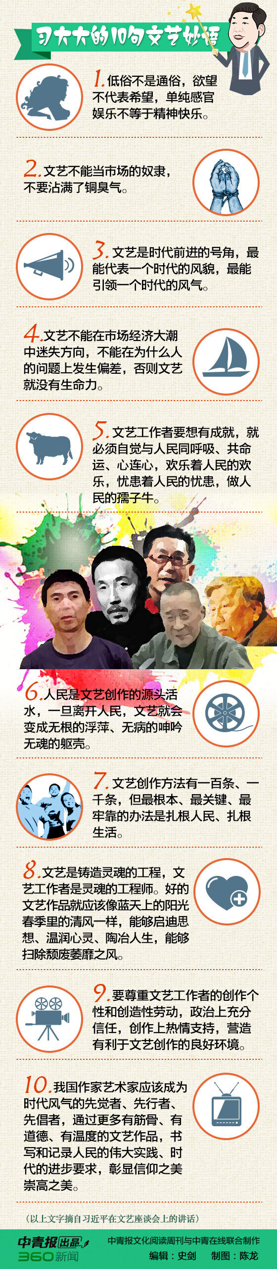 习大大的10句文艺妙语