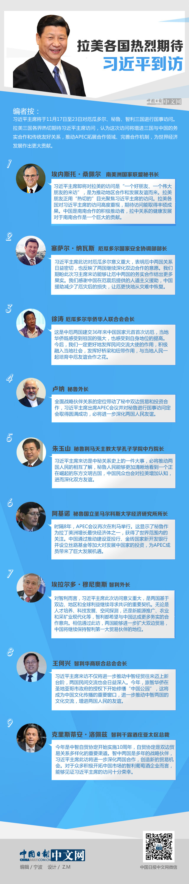 图解：拉美各国热烈期待习近平到访