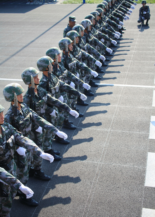 走進勝利日大閱兵徒步方隊